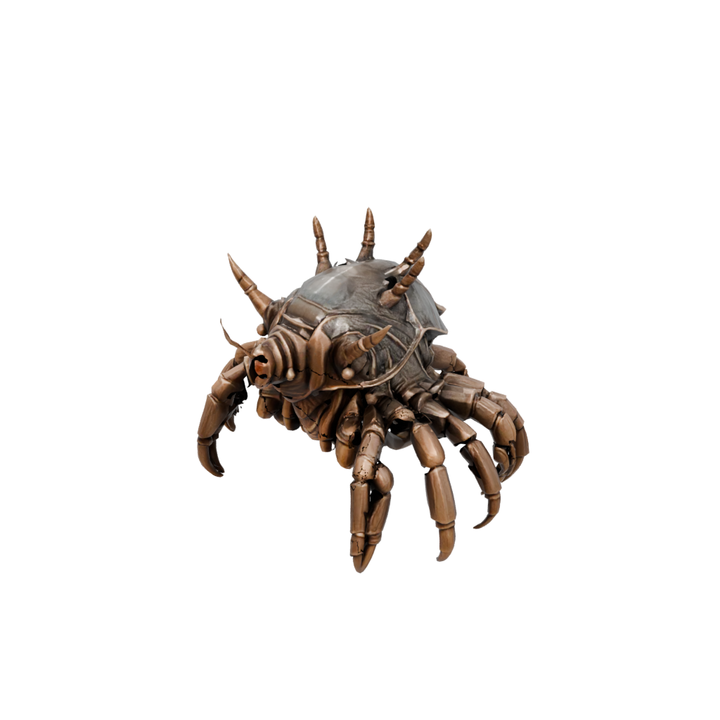 Bronze Armored Flexi Hermit Crab