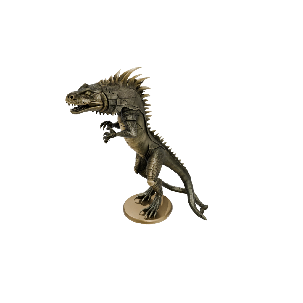 Bronze Armored Flexi Iguana
