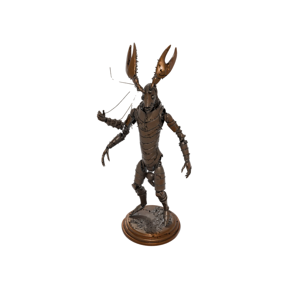 Bronze Armored Flexi Lobster