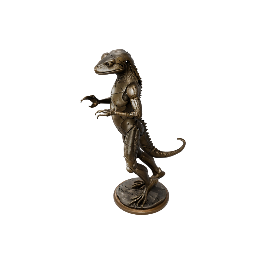 Bronze Armored Flexi Newt