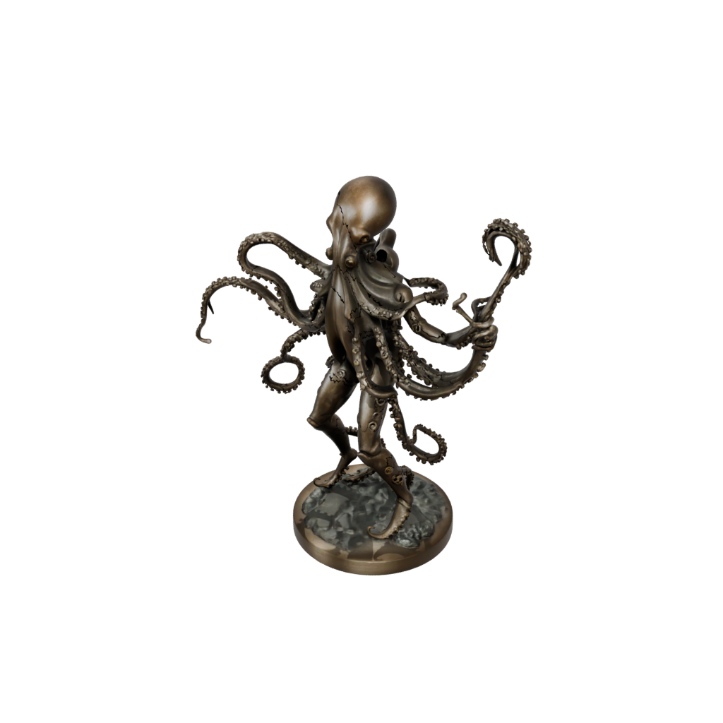 Bronze Armored Flexi Octopus