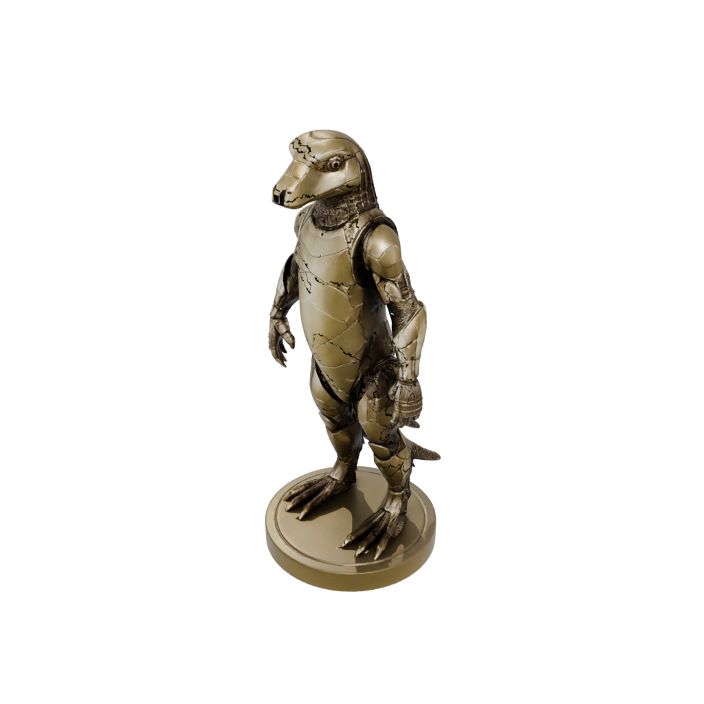 Bronze Armored Flexi Platypus