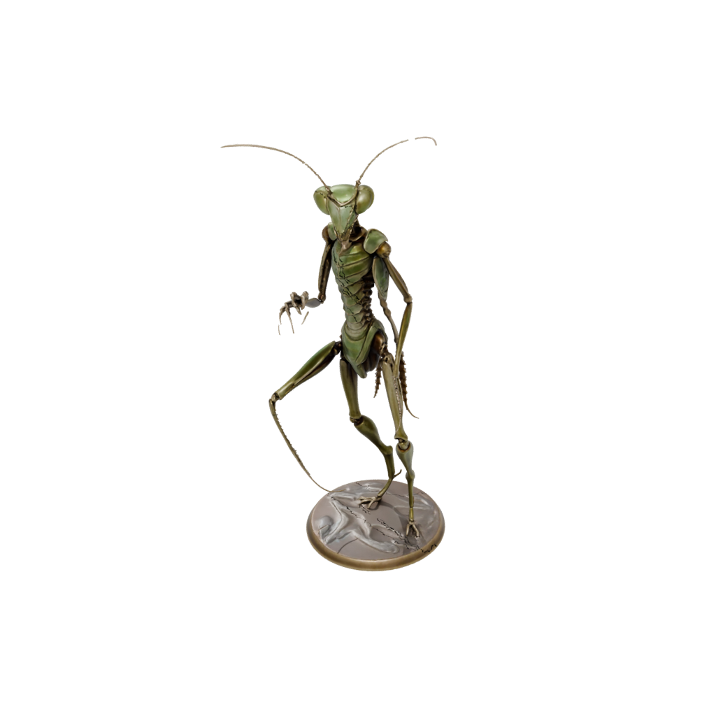 Bronze Armored Flexi Praying Mantis