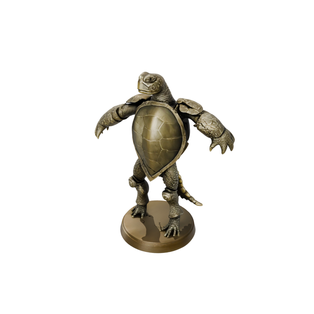 Bronze Armored Flexi Sea Turtle