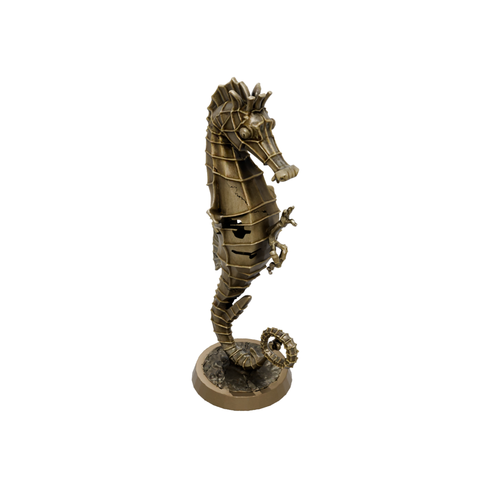 Bronze Armored Flexi Seahorse