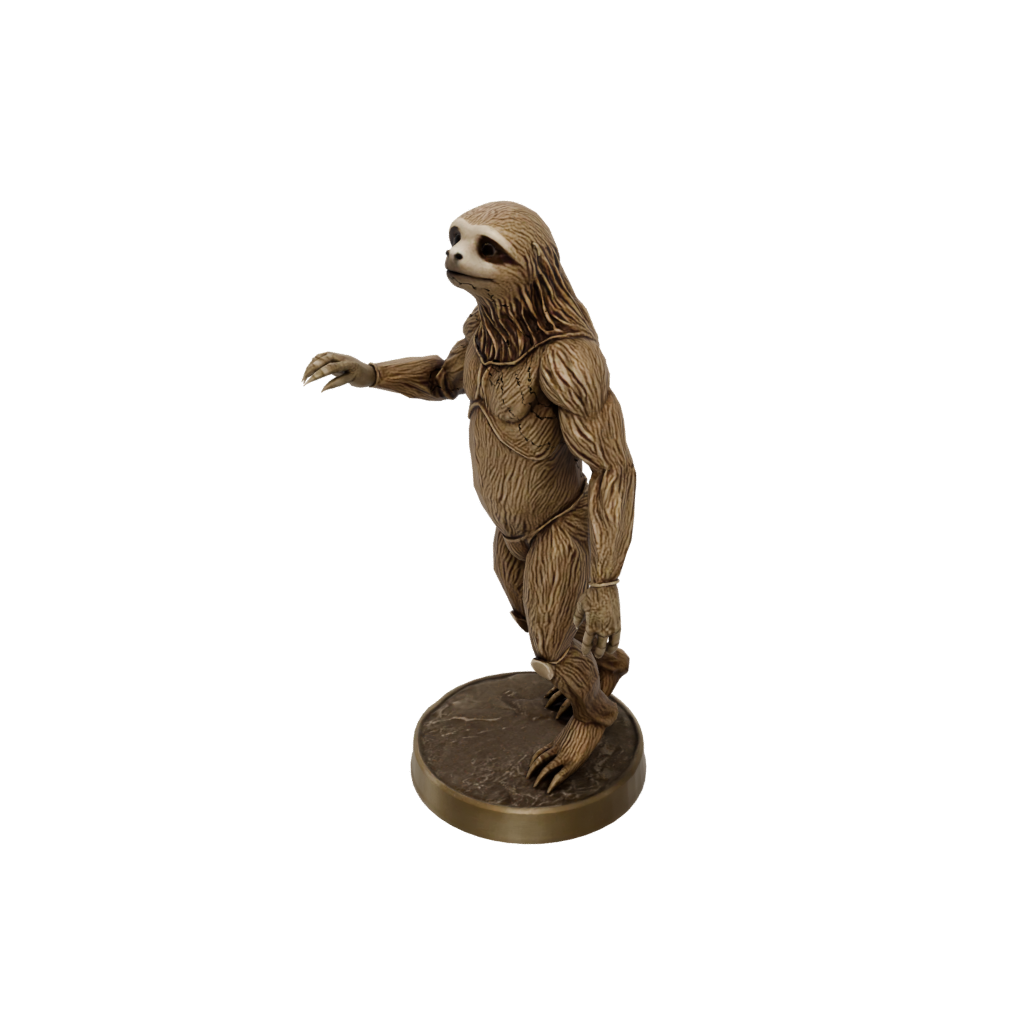 Bronze Armored Flexi Sloth