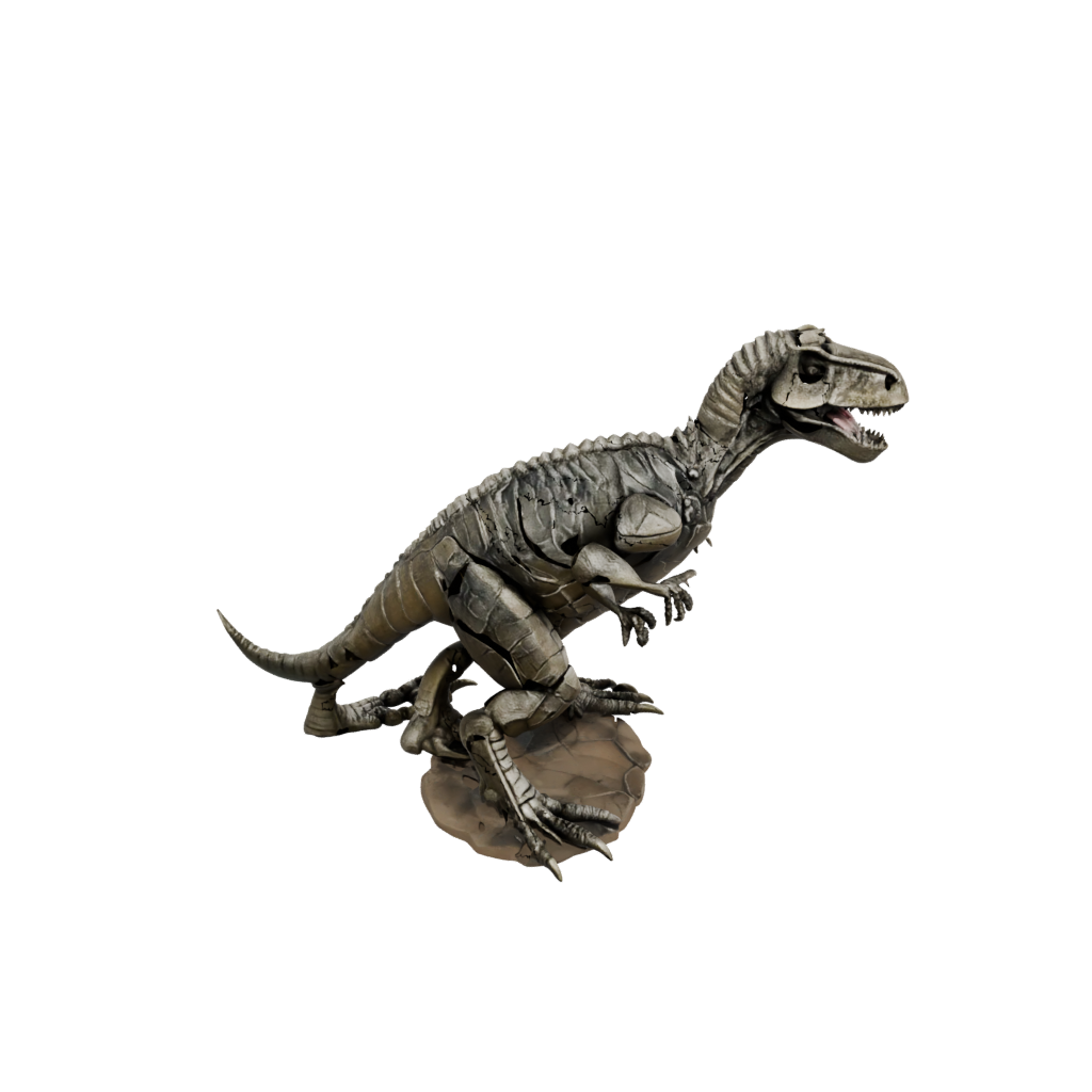 Bronze Armored Flexi Tyrannosaurus Rex