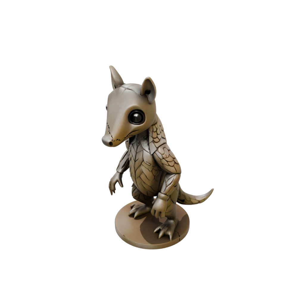 Bronze Chibi Flexi Anteater