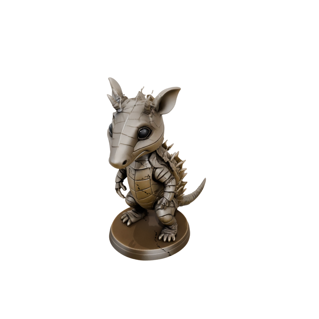 Bronze Chibi Flexi Armadillo