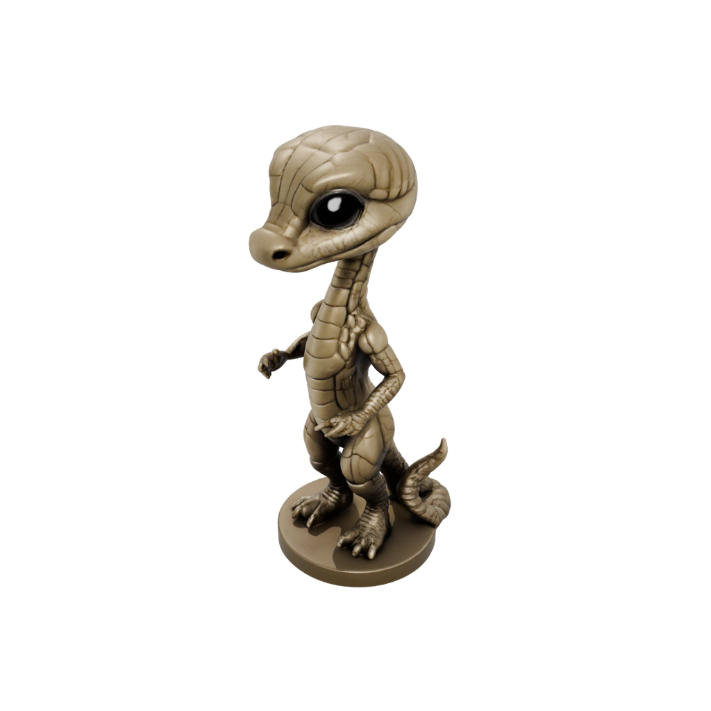 Bronze Chibi Flexi King Cobra