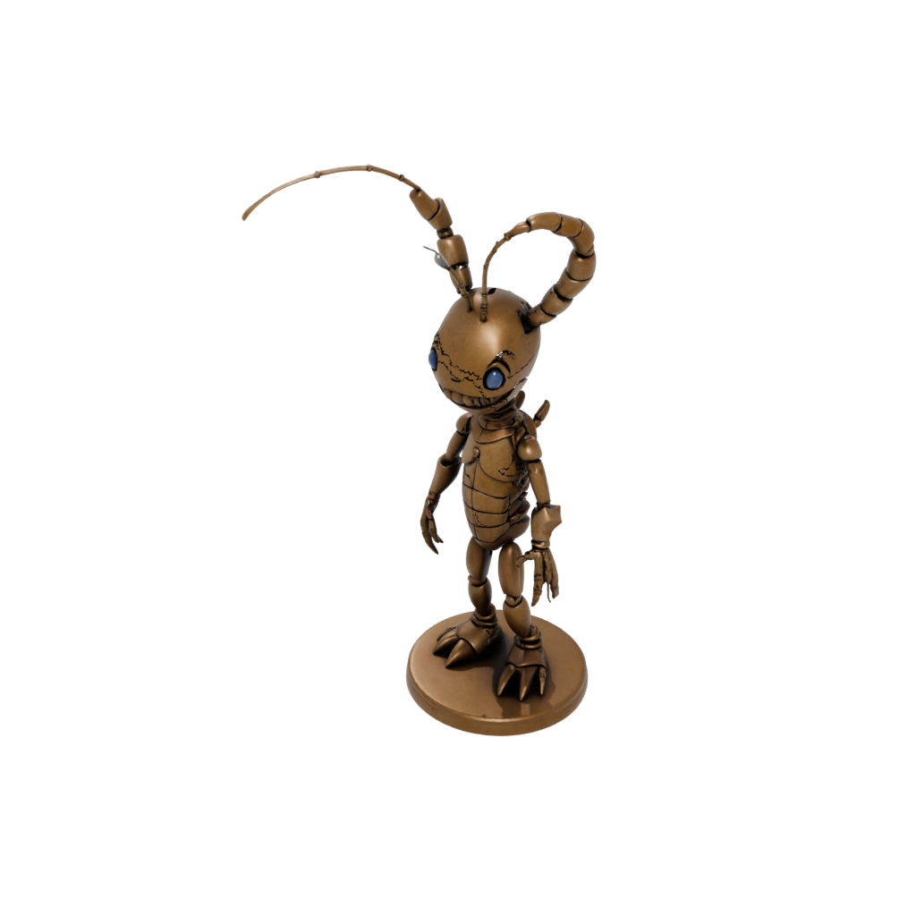 Bronze Chibi Flexi Lobster