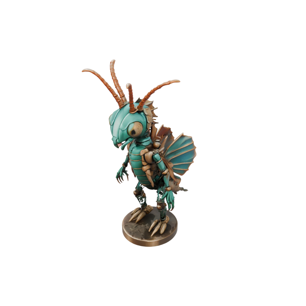Bronze Chibi Flexi Mantis Shrimp