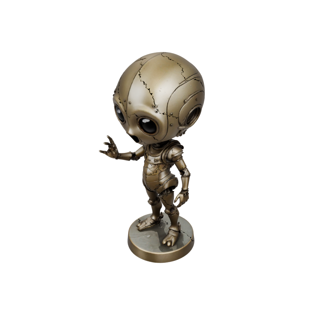 Bronze Chibi Flexi Nautilus