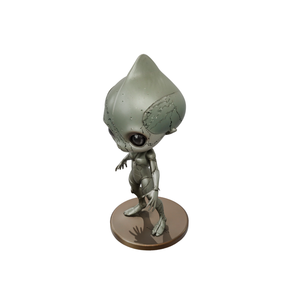 Bronze Chibi Flexi Stingray — flexi animals 3D print model, STL