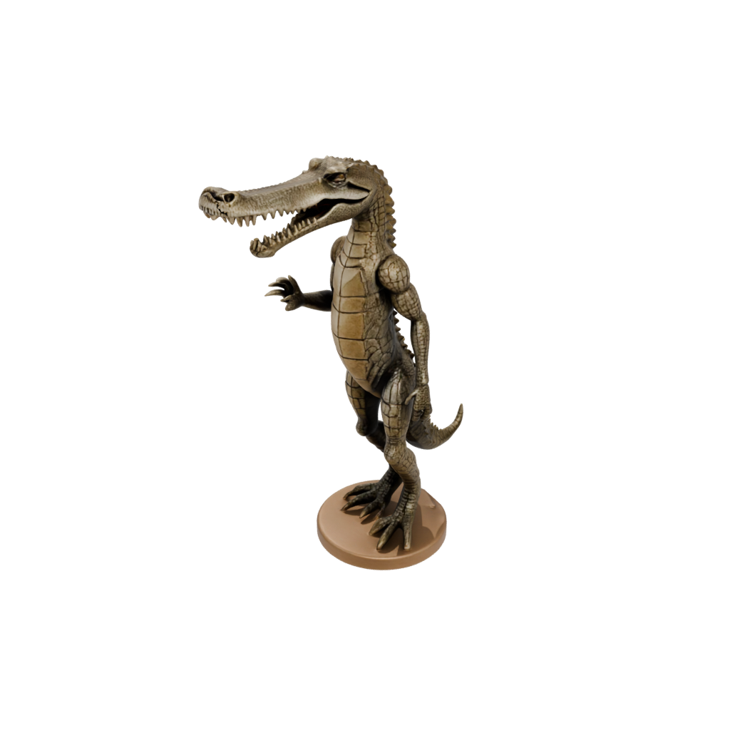Bronze Flexi Crocodile