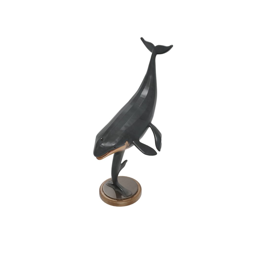 Bronze Flexi Orca Whale