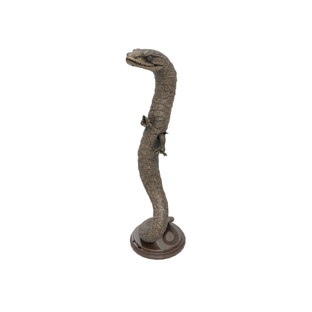 Bronze Flexi Rattlesnake — flexi animals 3D print model, STL