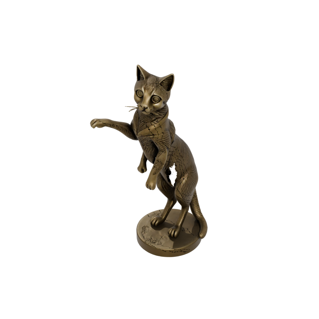 Bronze Flexi Tabby Cat