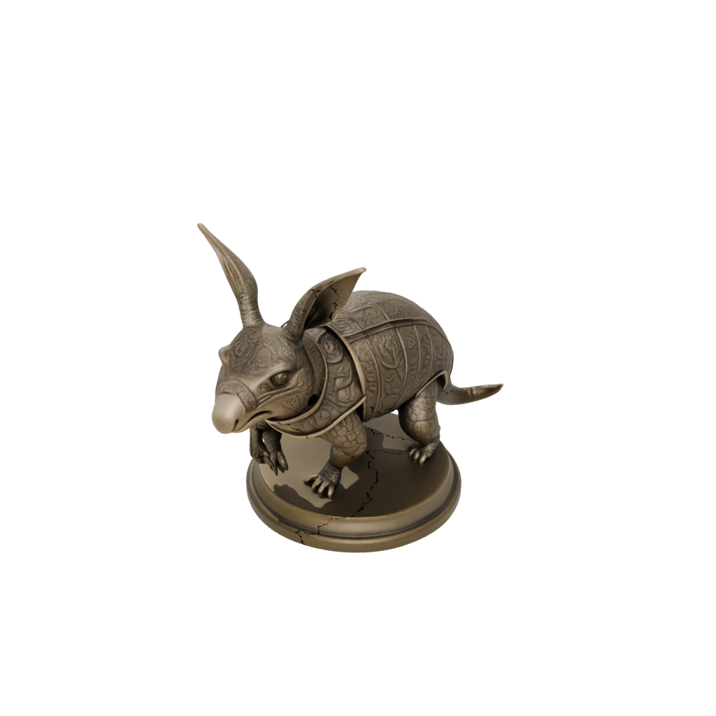 Bronze Floral Flexi Armadillo