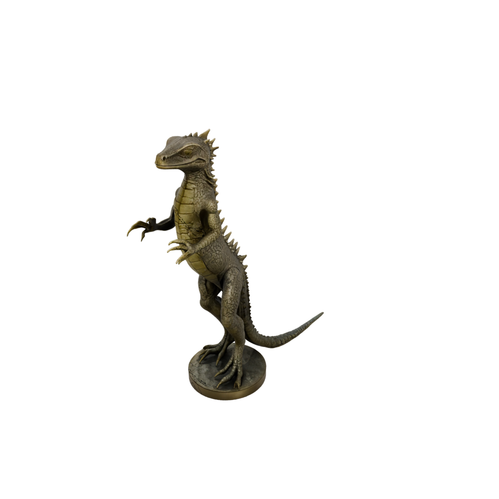 Bronze Floral Flexi Iguana