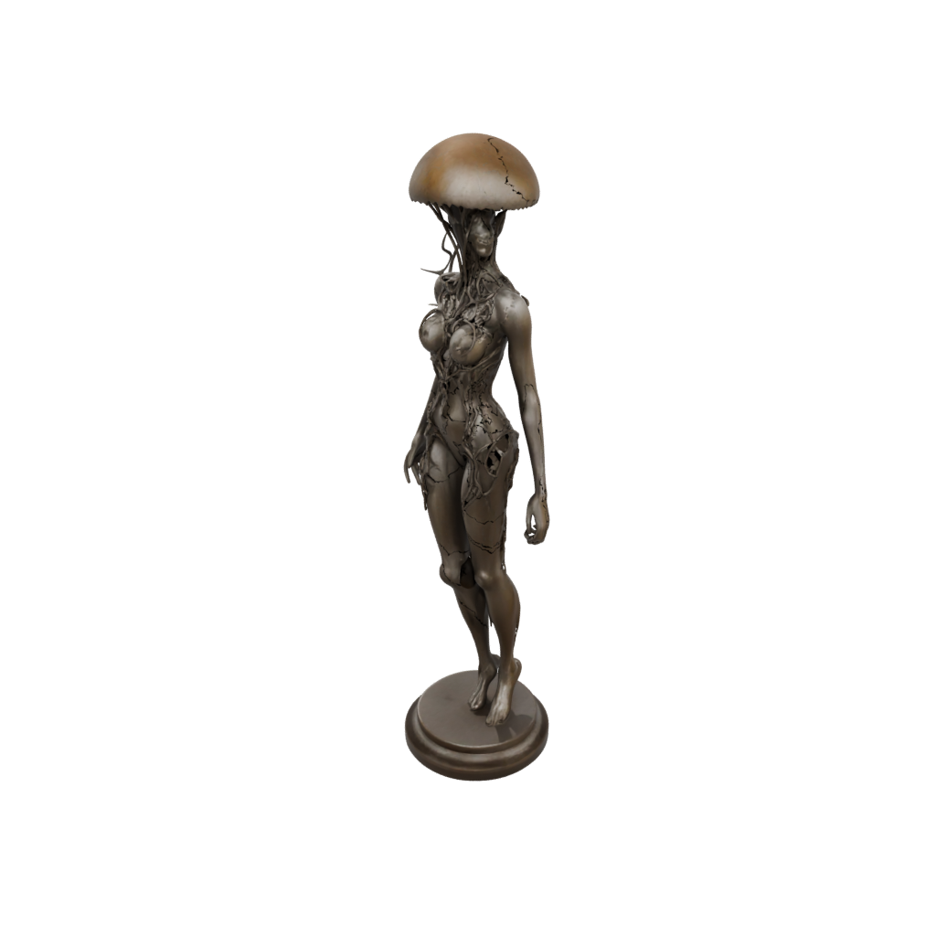 Bronze Floral Flexi Jellyfish