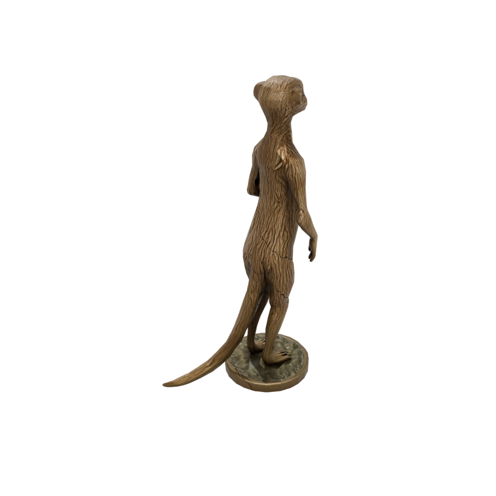 Bronze Floral Flexi Meerkat
