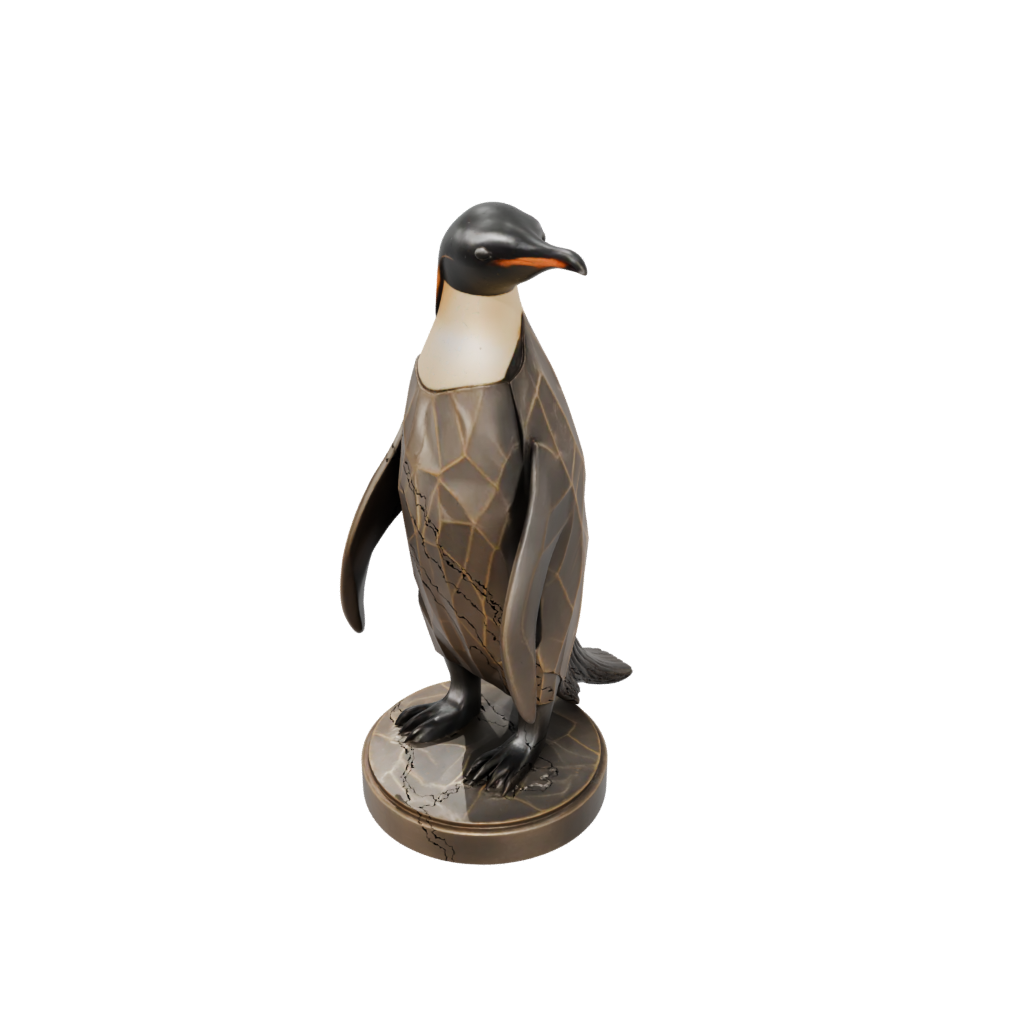 Bronze Geo Flexi Emperor Penguin