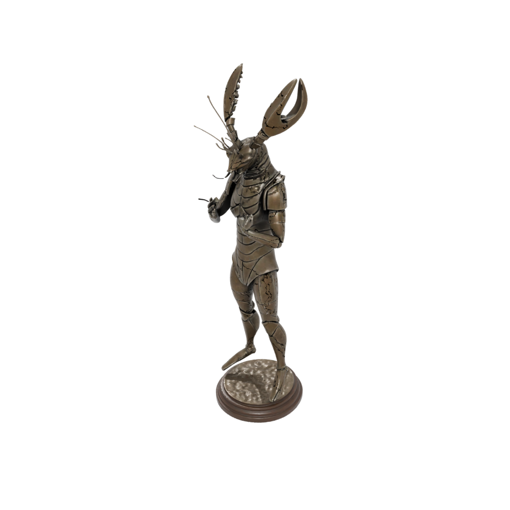 Bronze Geo Flexi Lobster