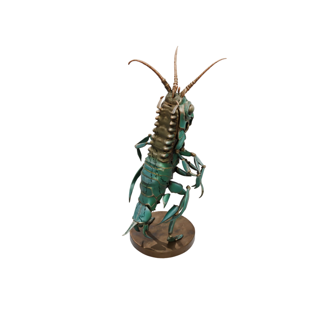 Bronze Geo Flexi Mantis Shrimp