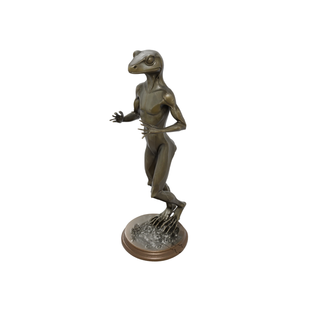 Bronze Geo Flexi Newt