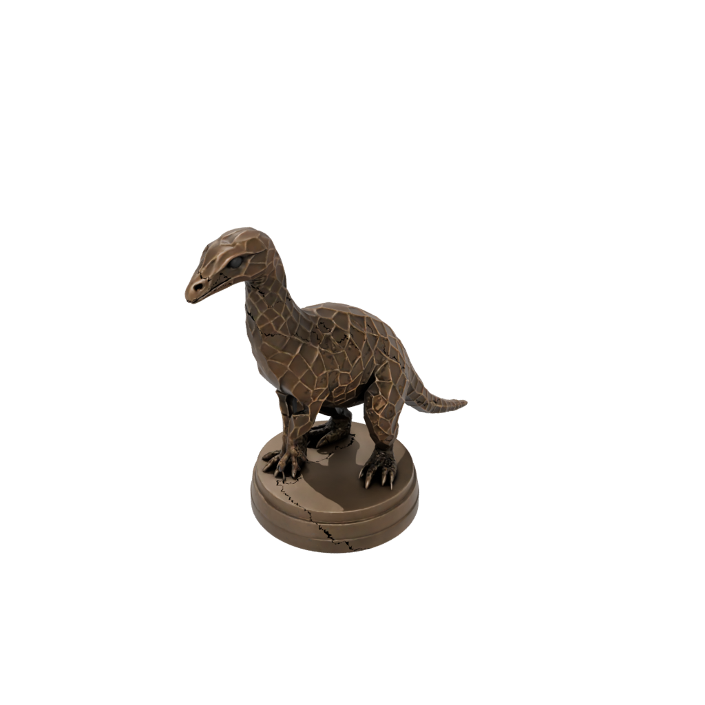 Bronze Geo Flexi Pangolin