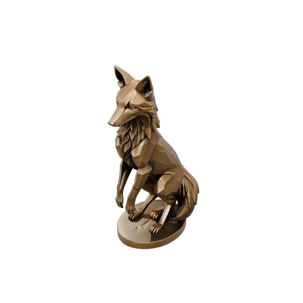 Bronze Geo Flexi Red Fox