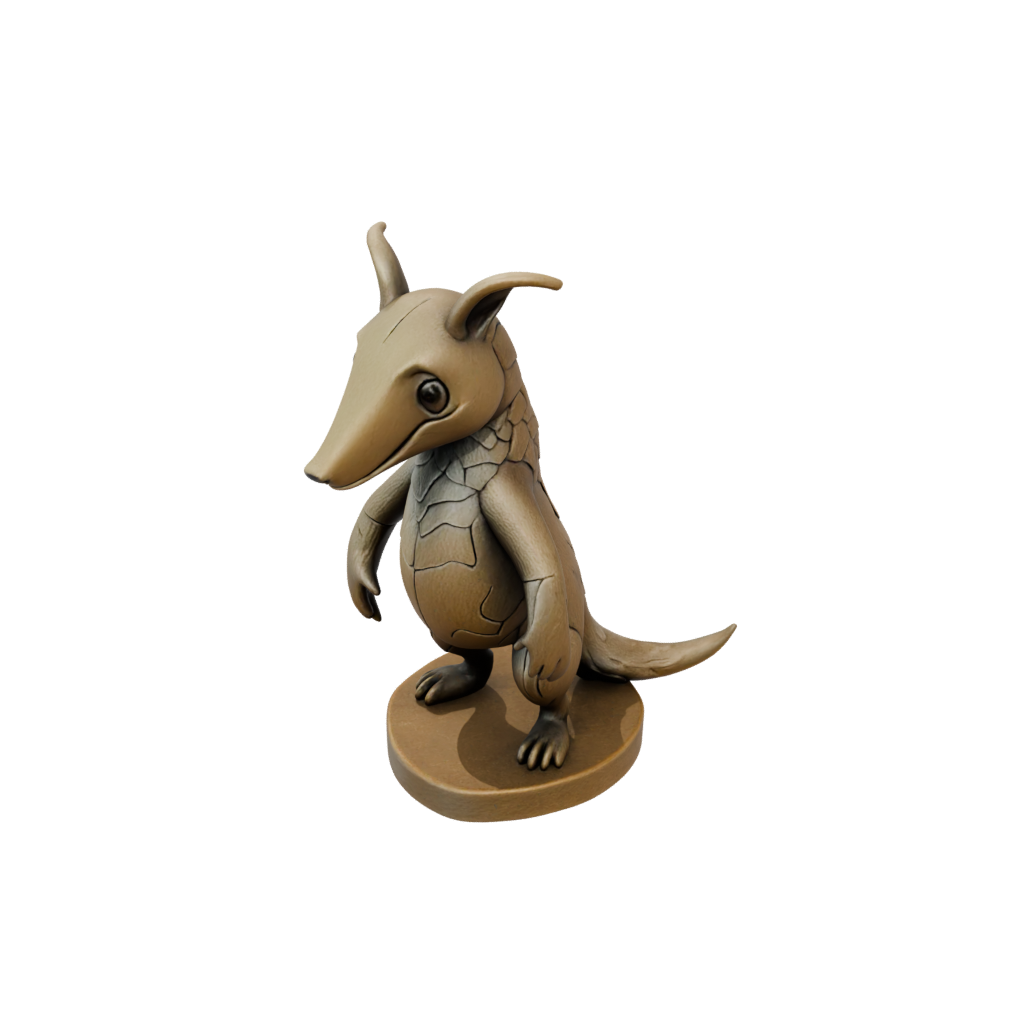 Bronze Kawaii Flexi Anteater