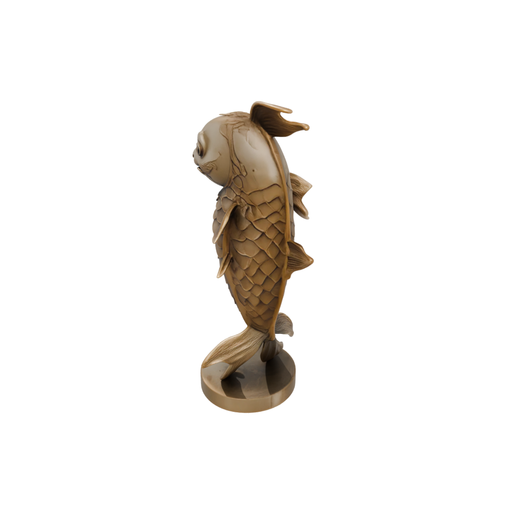 Bronze Kawaii Flexi Koi Fish