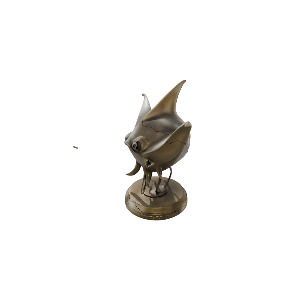 Bronze Kawaii Flexi Manta Ray
