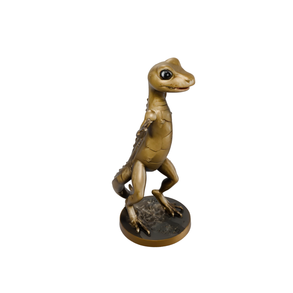 Bronze Kawaii Flexi Salamander