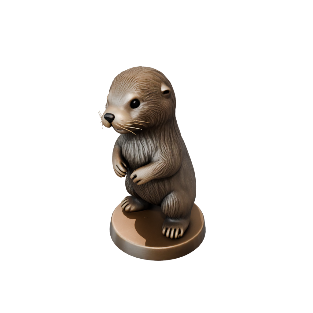 Bronze Kawaii Flexi Sea Otter