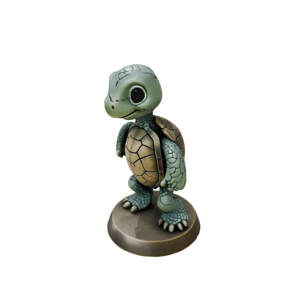 Bronze Kawaii Flexi Sea Turtle