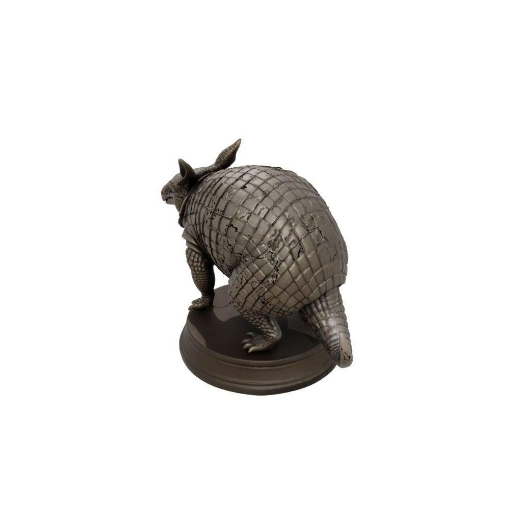 Bronze Realistic Flexi Armadillo
