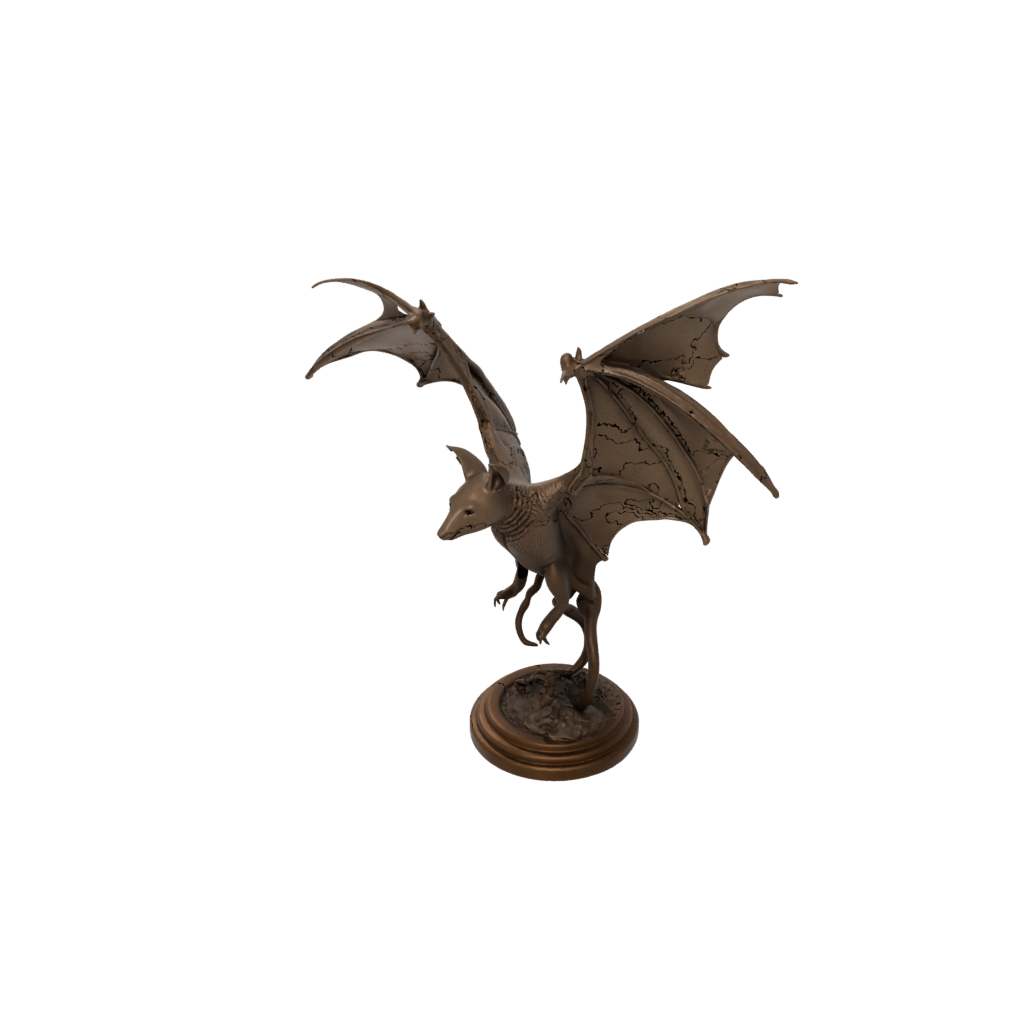Bronze Realistic Flexi Fruit Bat