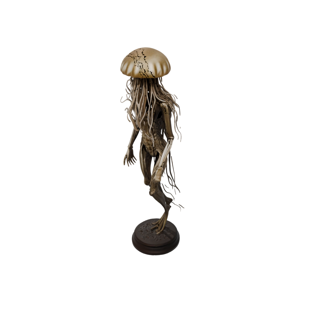 Bronze Realistic Flexi Jellyfish