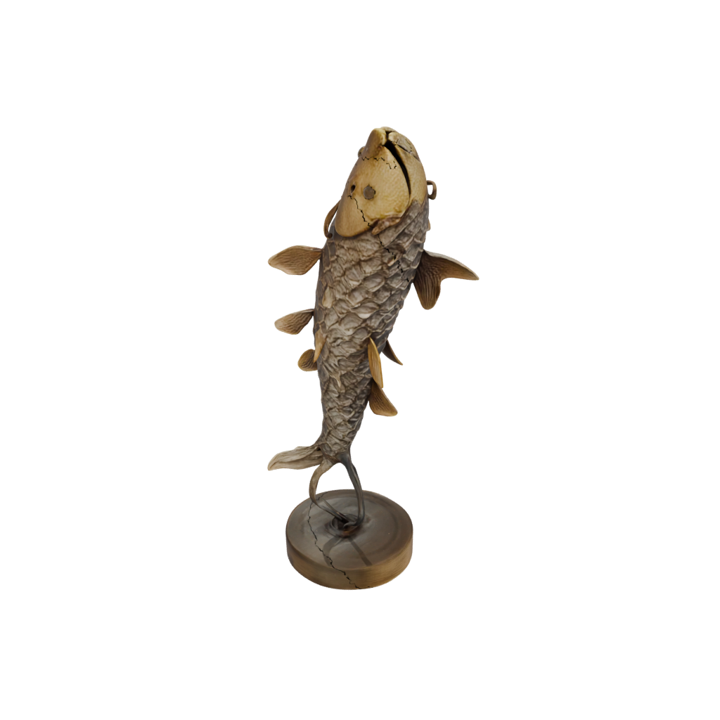 Bronze Realistic Flexi Koi Fish — flexi animals 3D print model, STL