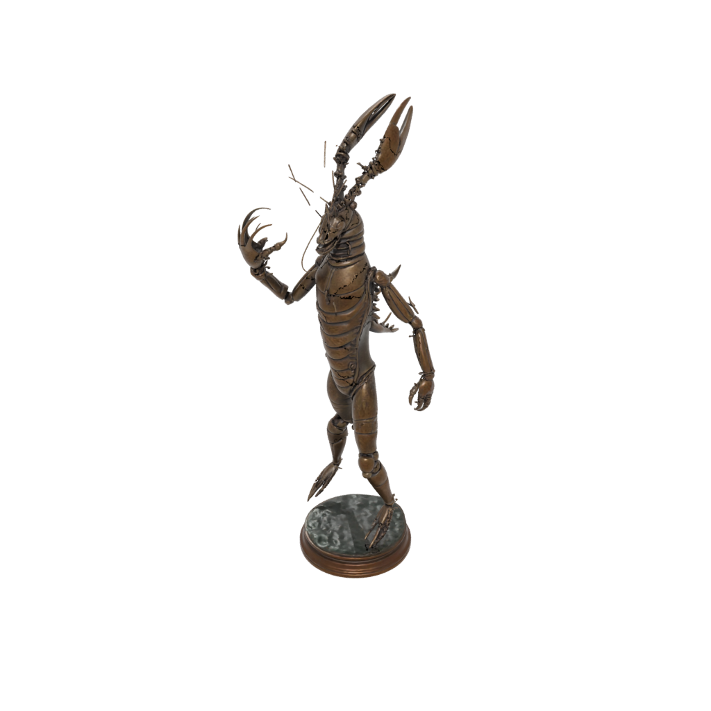 Bronze Realistic Flexi Lobster