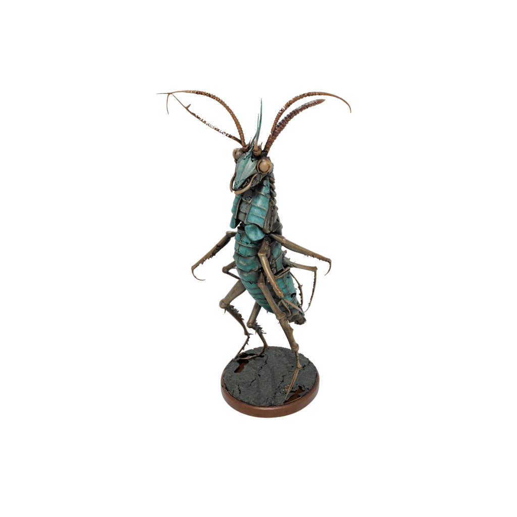 Bronze Realistic Flexi Mantis Shrimp — flexi animals 3D print model, STL