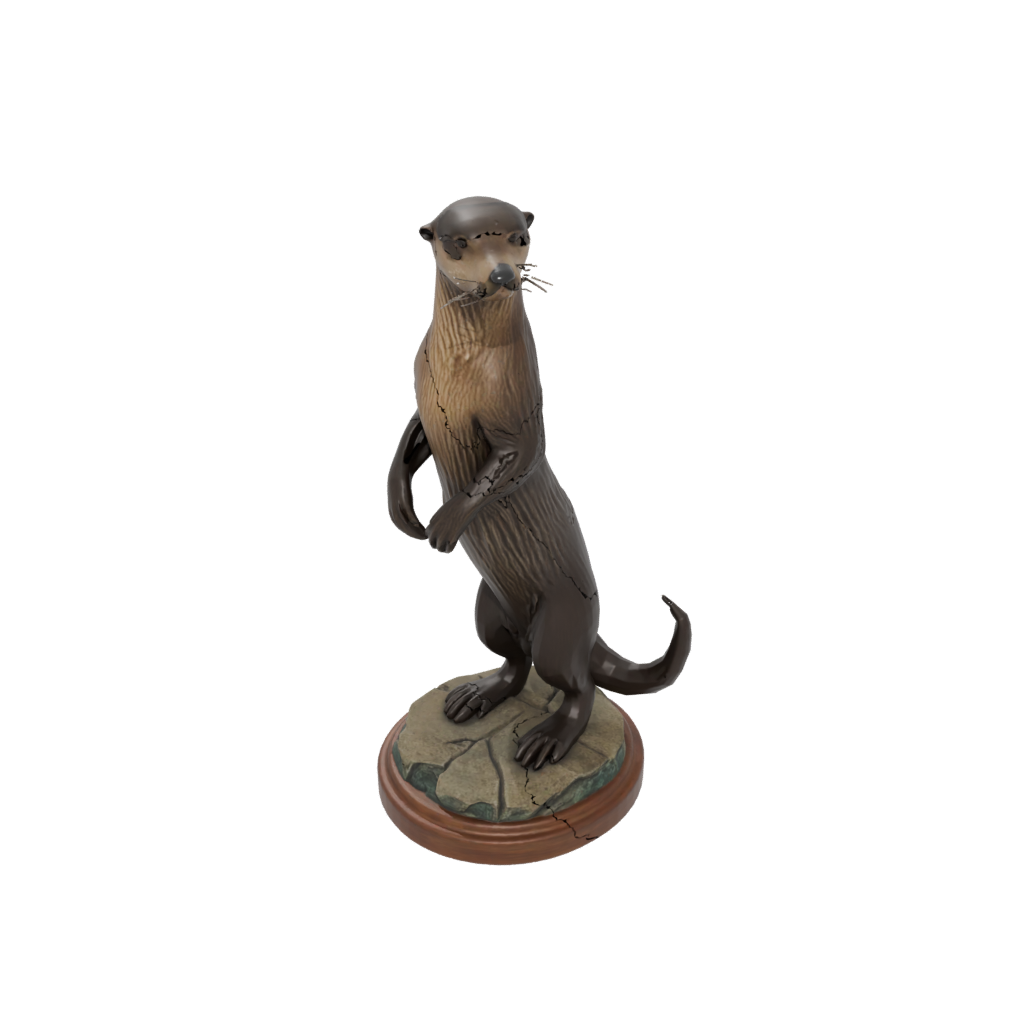 Bronze Realistic Flexi River Otter