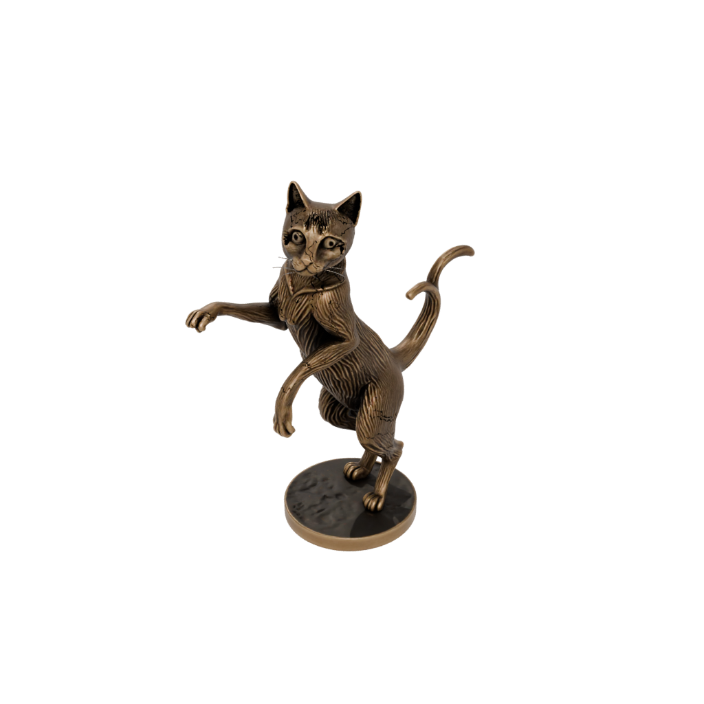 Bronze Realistic Flexi Tabby Cat