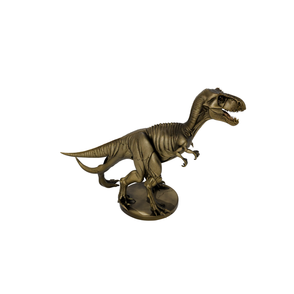 Bronze Realistic Flexi Tyrannosaurus Rex — flexi animals 3D print model, STL