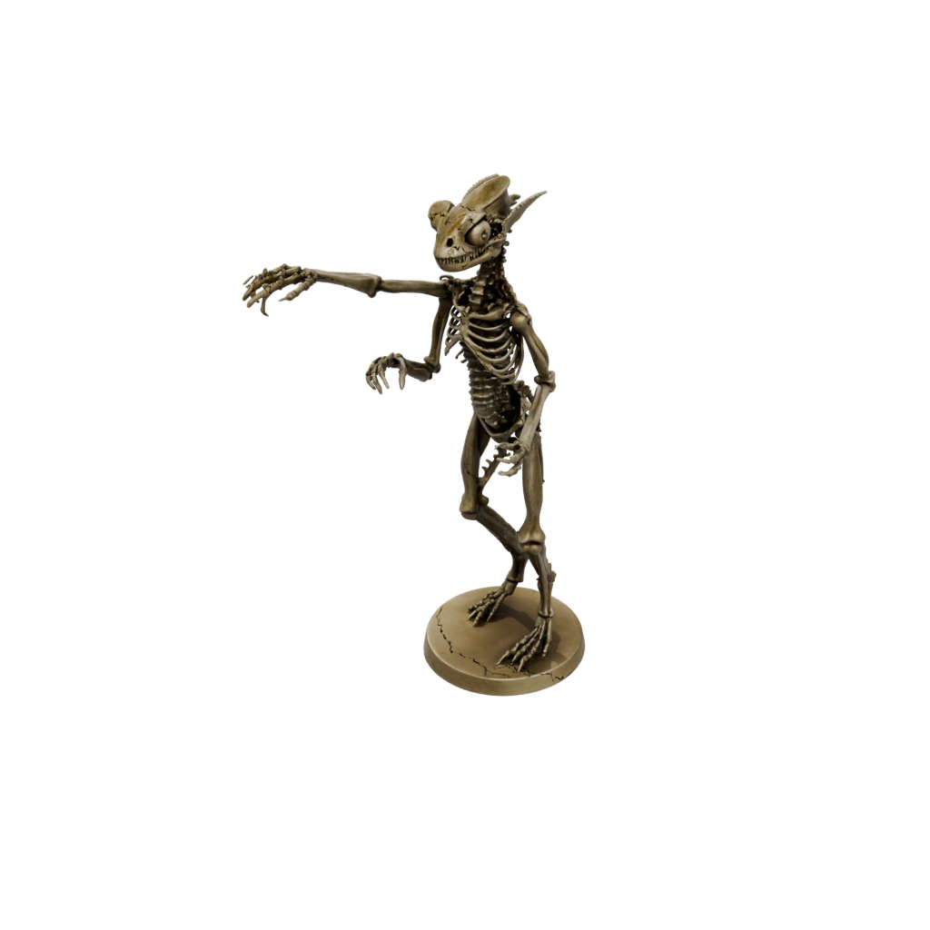 Bronze Skeleton Flexi Chameleon