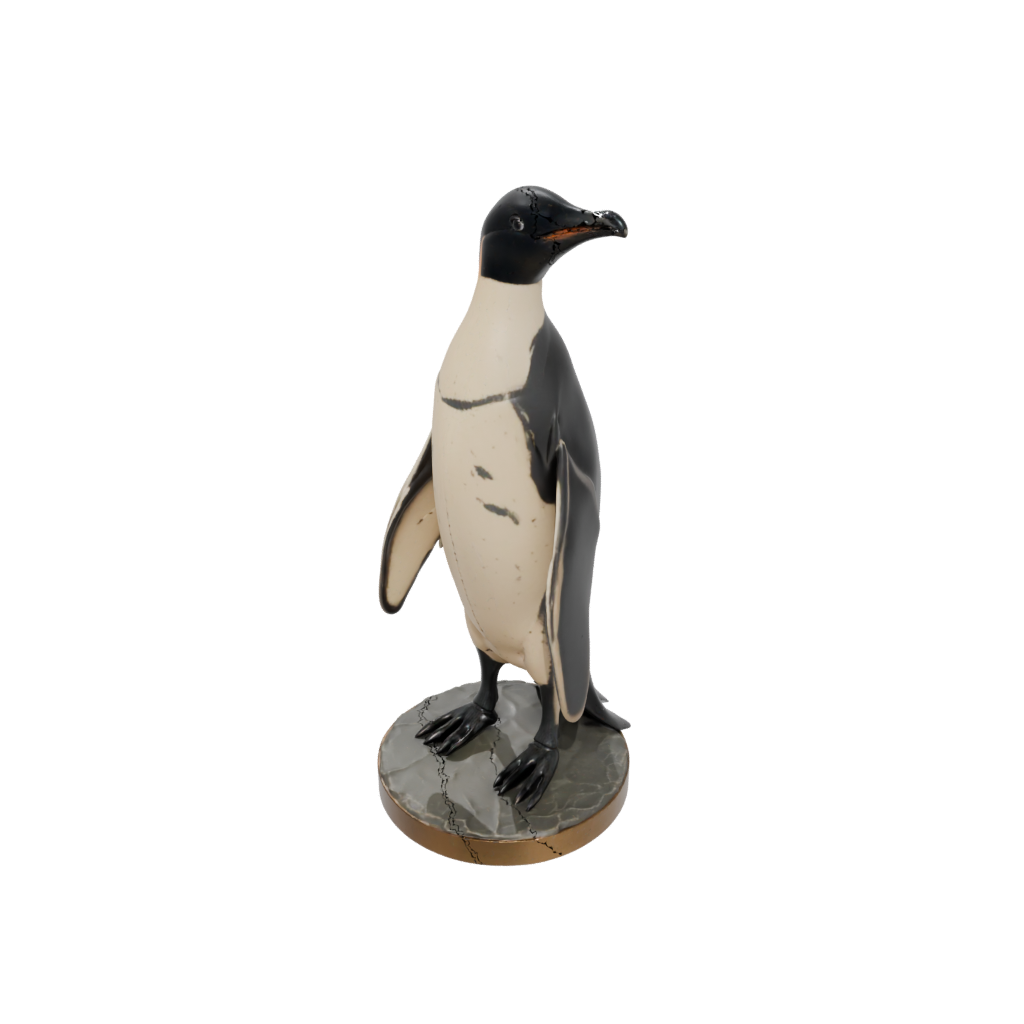 Bronze Skeleton Flexi Emperor Penguin — flexi animals 3D print model, STL