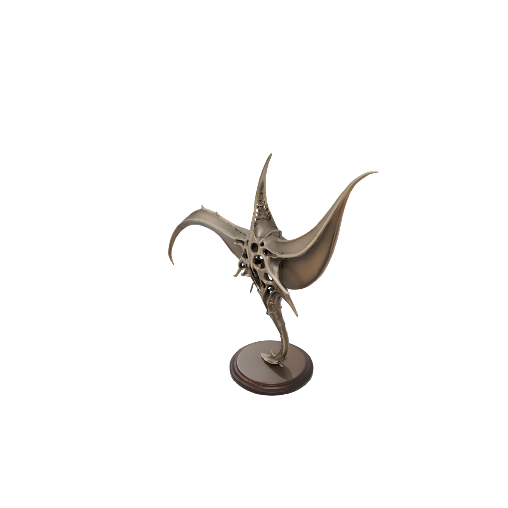 Bronze Skeleton Flexi Manta Ray